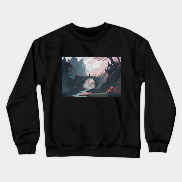 Bridge Between Worlds Crewneck Sweatshirt by Horizon Hues